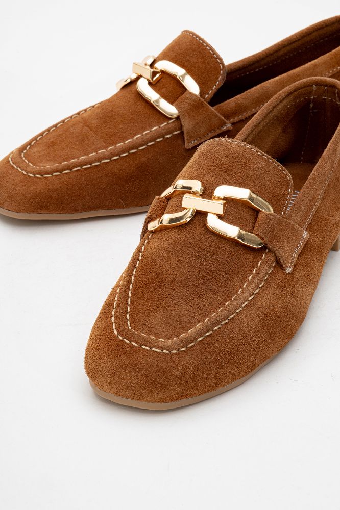 kadin-deri-tokali-loafer-TABA SUET-KYL252710-0090682_0